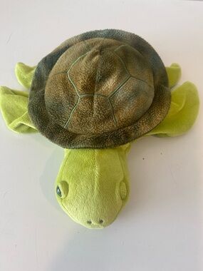 Sea Turtle Hand Puppet Plush Toy Preowned Imaginative Play